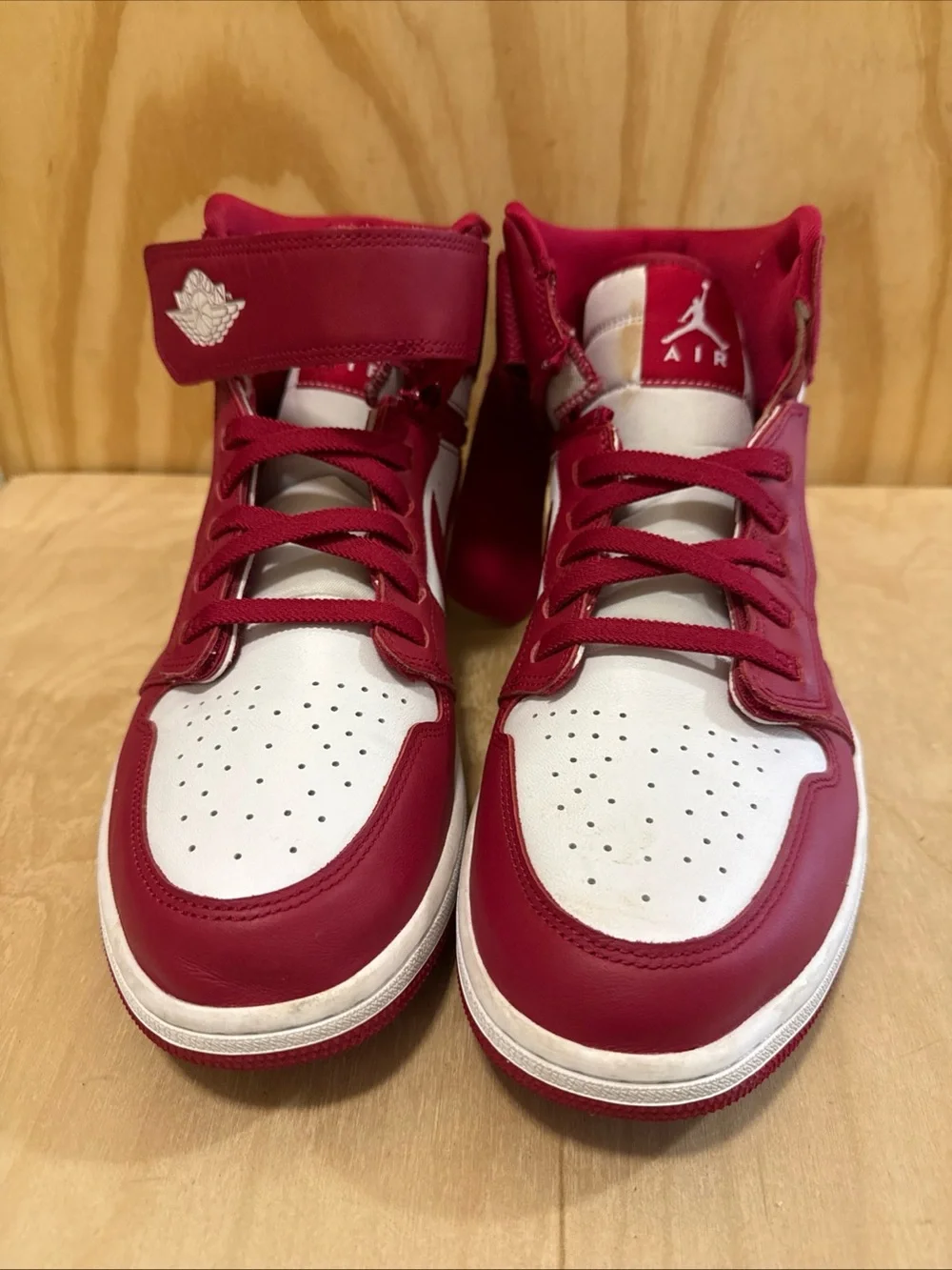 Nike Air Jordan 1 Hi FlyEase Cardinal Red  CQ3835-601 Size 14 (100% Authentic!)